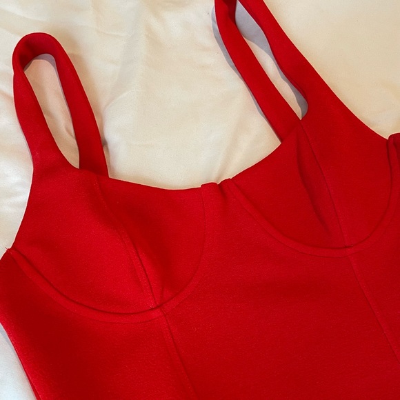 @ᴢᴀʀᴀ Red cropped top 💋🌹💄 // size: S // Excellent quality - Picture 6 of 8